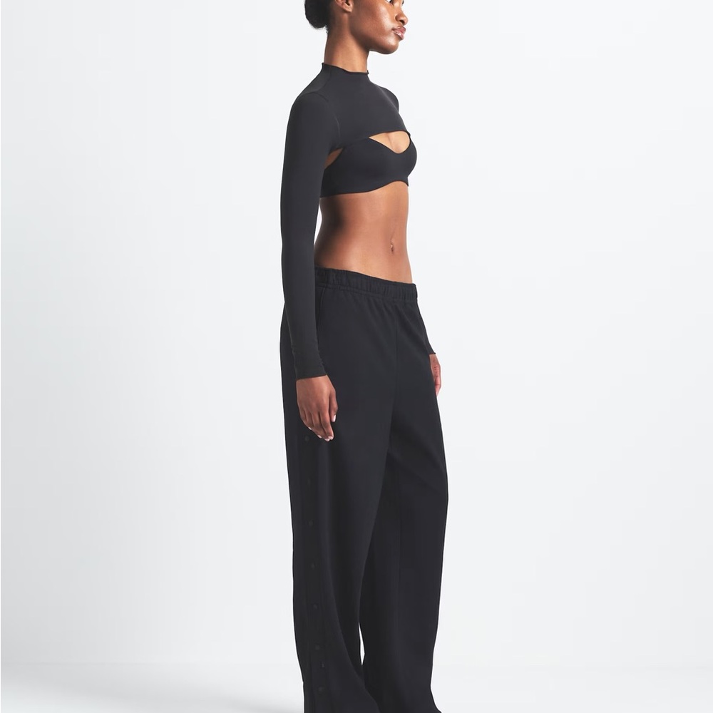 NEW NikeSKIMS Matte Women's Side-Snap Pants - Medium or X-Small
